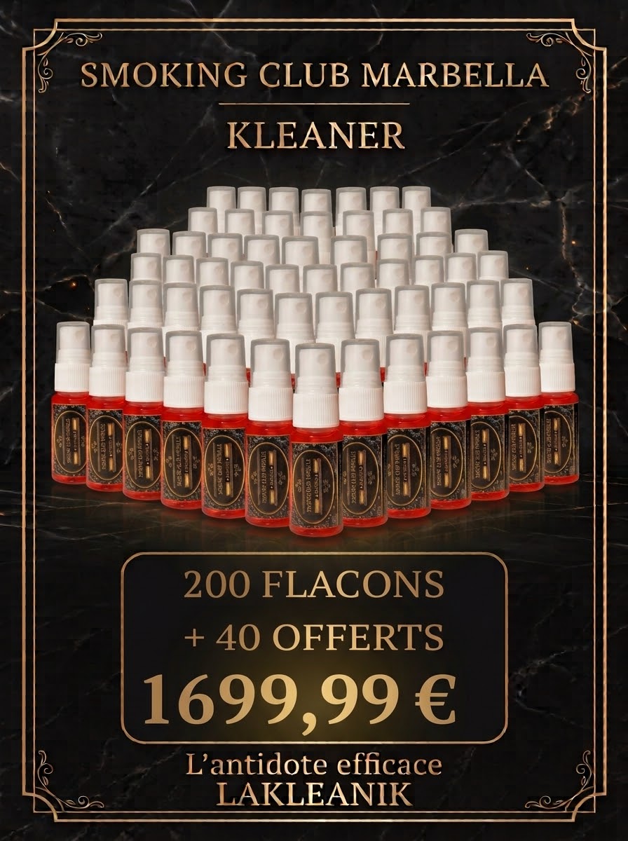 L'Antidote - Kleaner Officiel (Smoking Club Marbella)